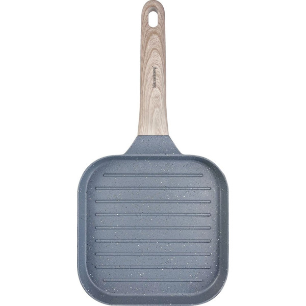 PATELNIA GRILLOWA 18 X 18CM MARMURKOWA KLAUSBERG KB-7811 SZARA